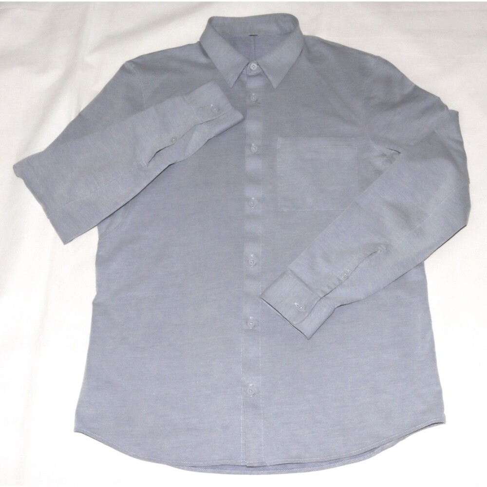 Lululemon One Thing At A‎ Time Men's Long Sleeve Button Front Shirt  Size Large